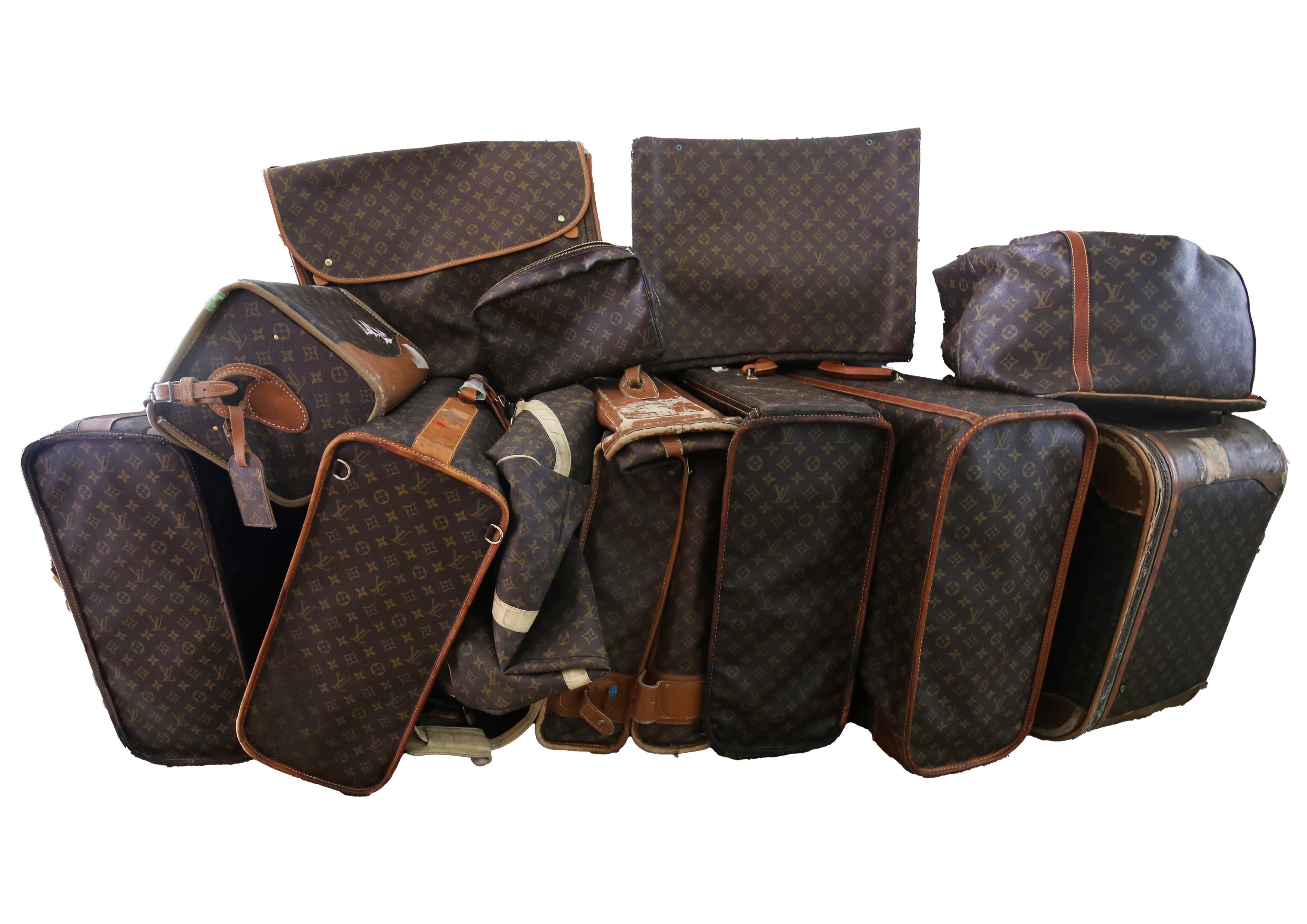 A large amongst of vintage & modern LV luggage, including suitcases etc, As Found - Image 2 of 2