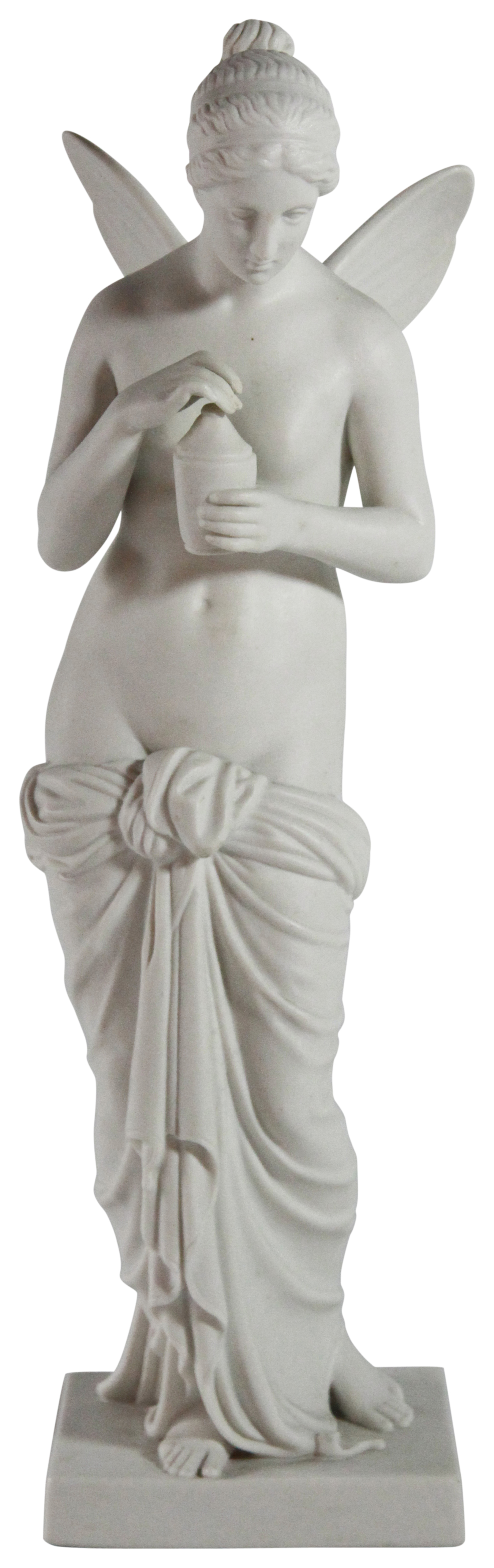 A Parion Figureen Bing & Grondahl manufacture stamped. Grecian goddess with butterfly wings