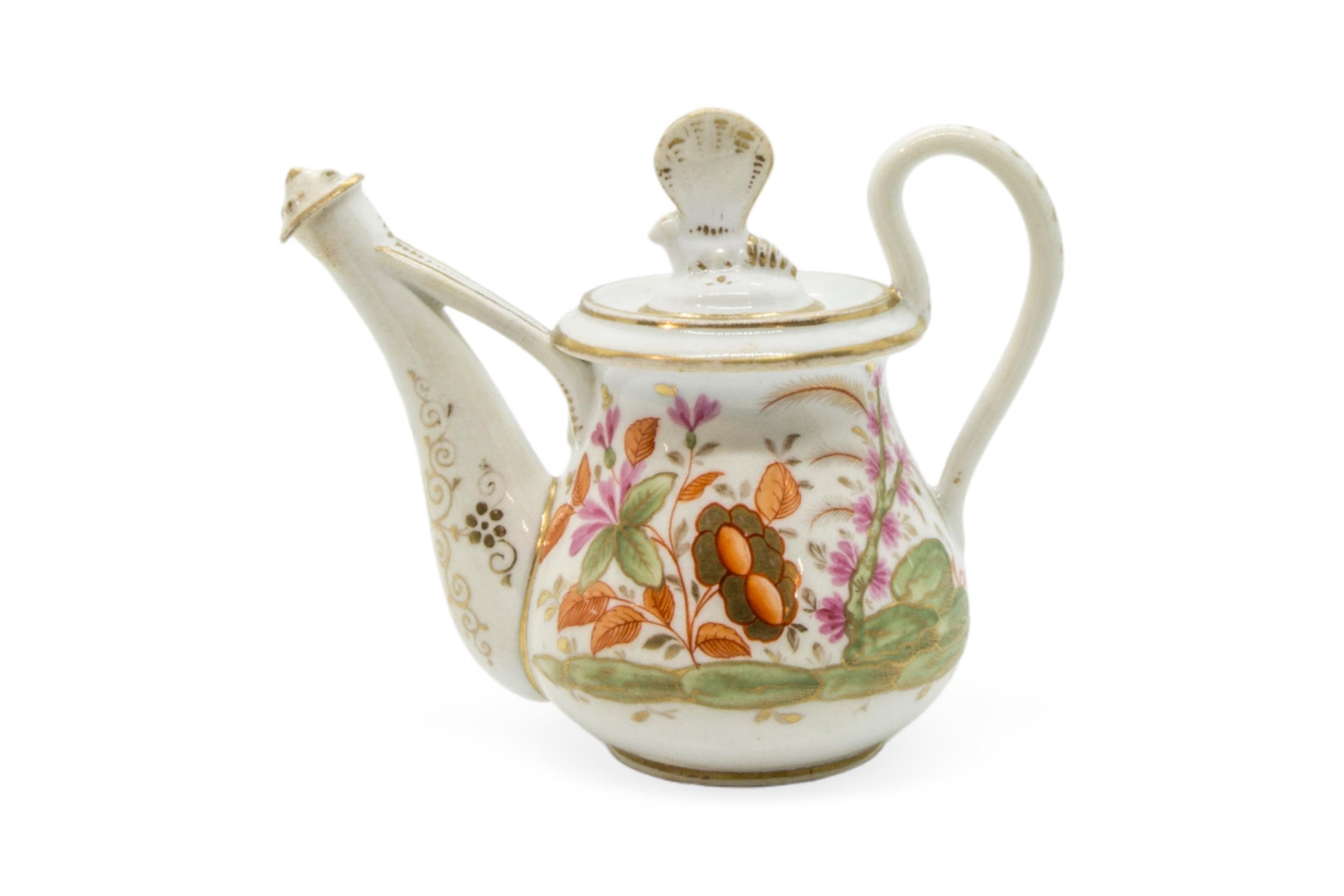 A ROSEWATER CONTAINER OF WATERING CAN FORM Early 19th century, probably Davenport, 9cms high - Image 5 of 8