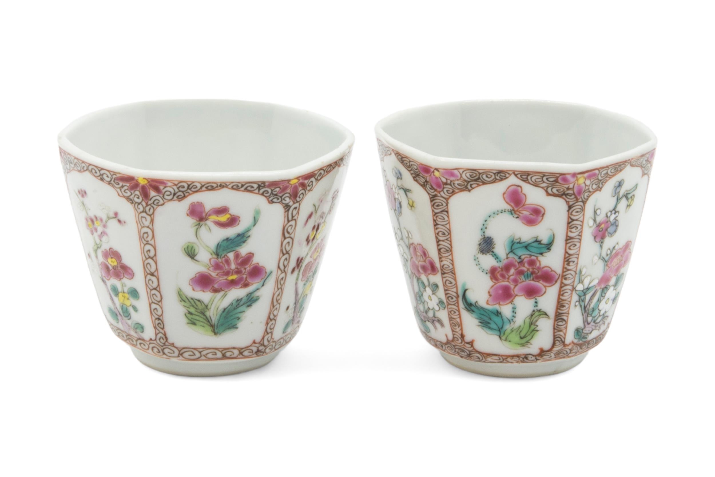 A PAIR OF CHINESE FAMILLE ROSE BEAKERS QING DYNASTY, 18TH CENTURY 7.5cm high; together with A - Image 4 of 4