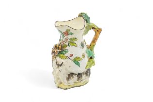 A GOAT AND BEE STYLE JUG WITH INCISED TRIANGLE MARK 18th century or later