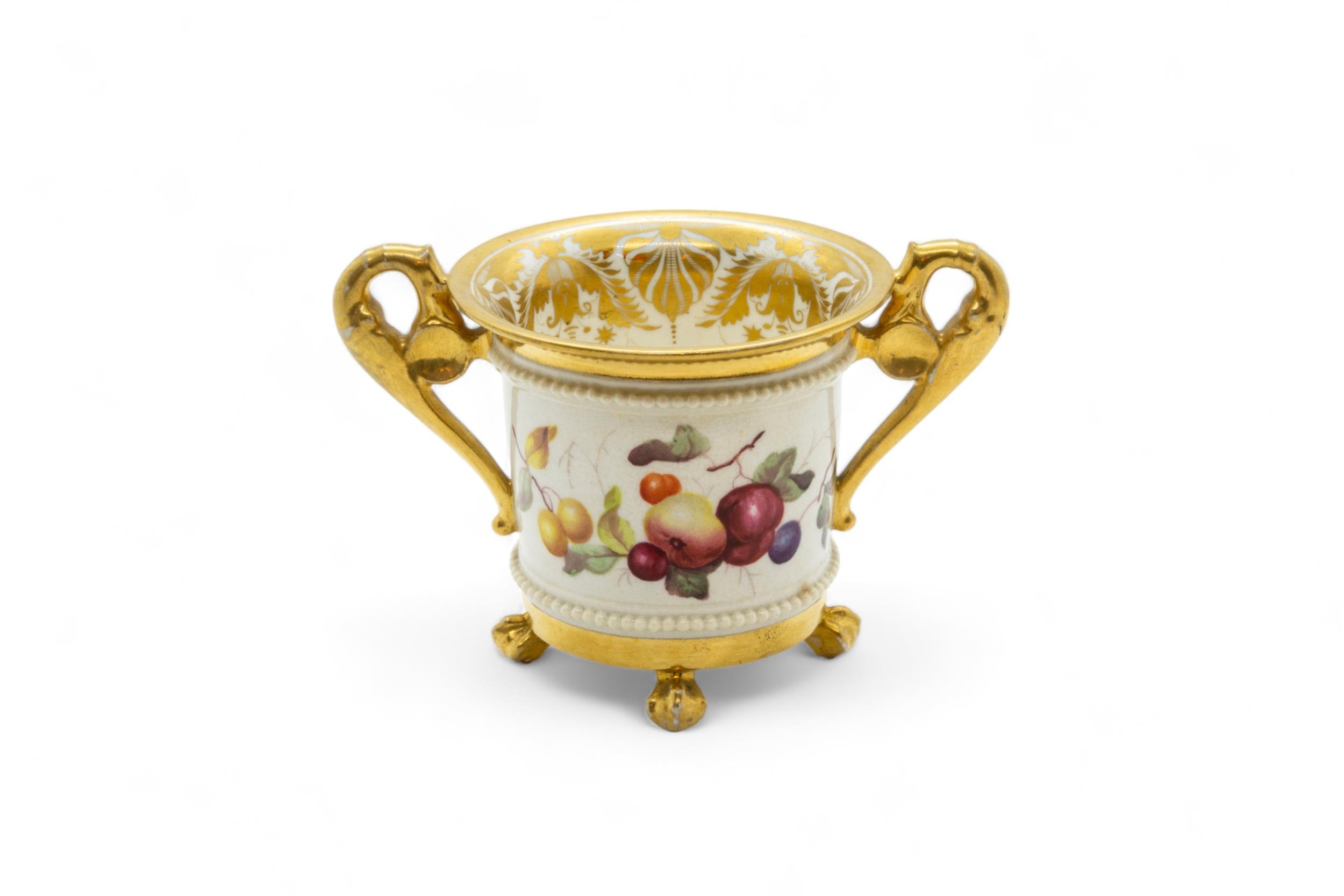 A DERBY NEOCLASSICAL CABINET CUP Circa 1820, together with a chocolate cup and saucer and a bisque - Image 3 of 4