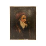 DUTCH SCHOOL (18TH/19TH CENTURY) PORTRAIT OIL PAINTING ON CANVAS, depicting a bearded gentleman,