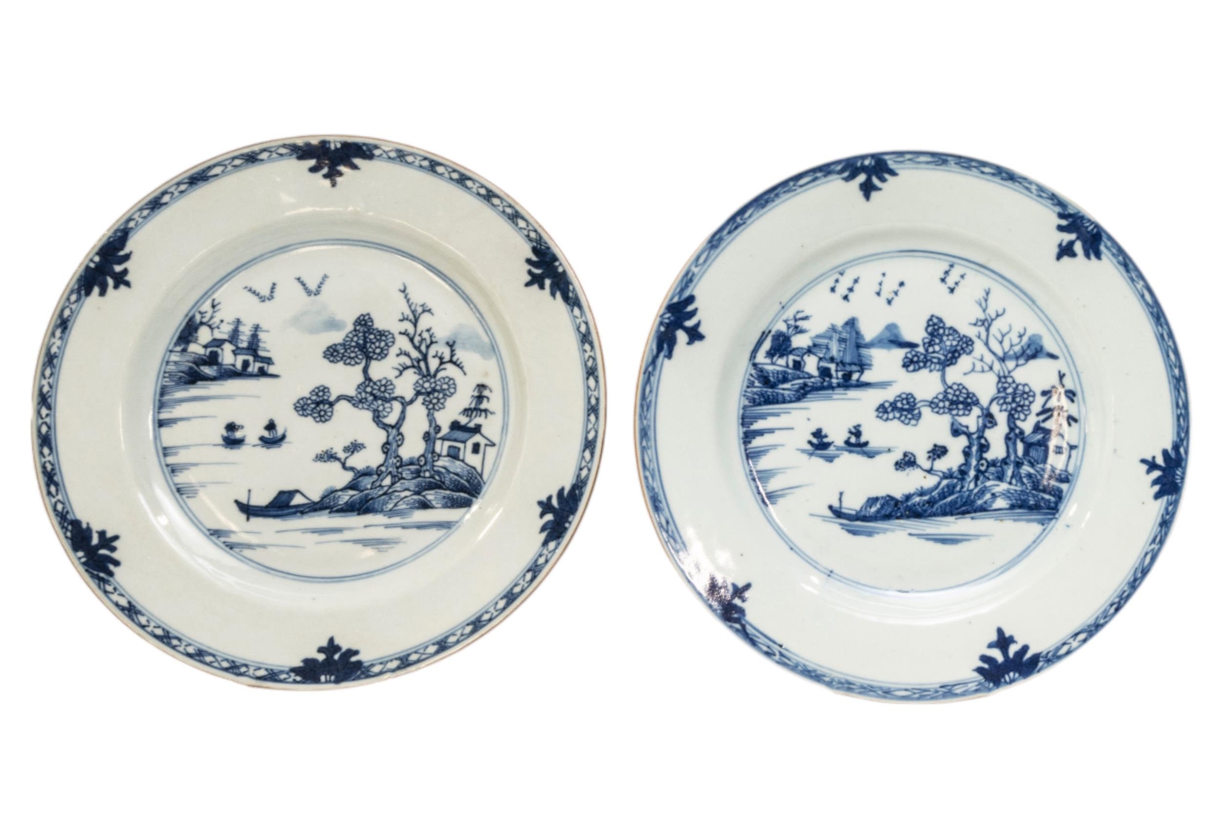 A VARIED COLLECTION OF CHINESE EXPORT BLUE & WHITE PORCELAIN WARE, 18TH/19TH CENTURY, the lot - Image 3 of 13