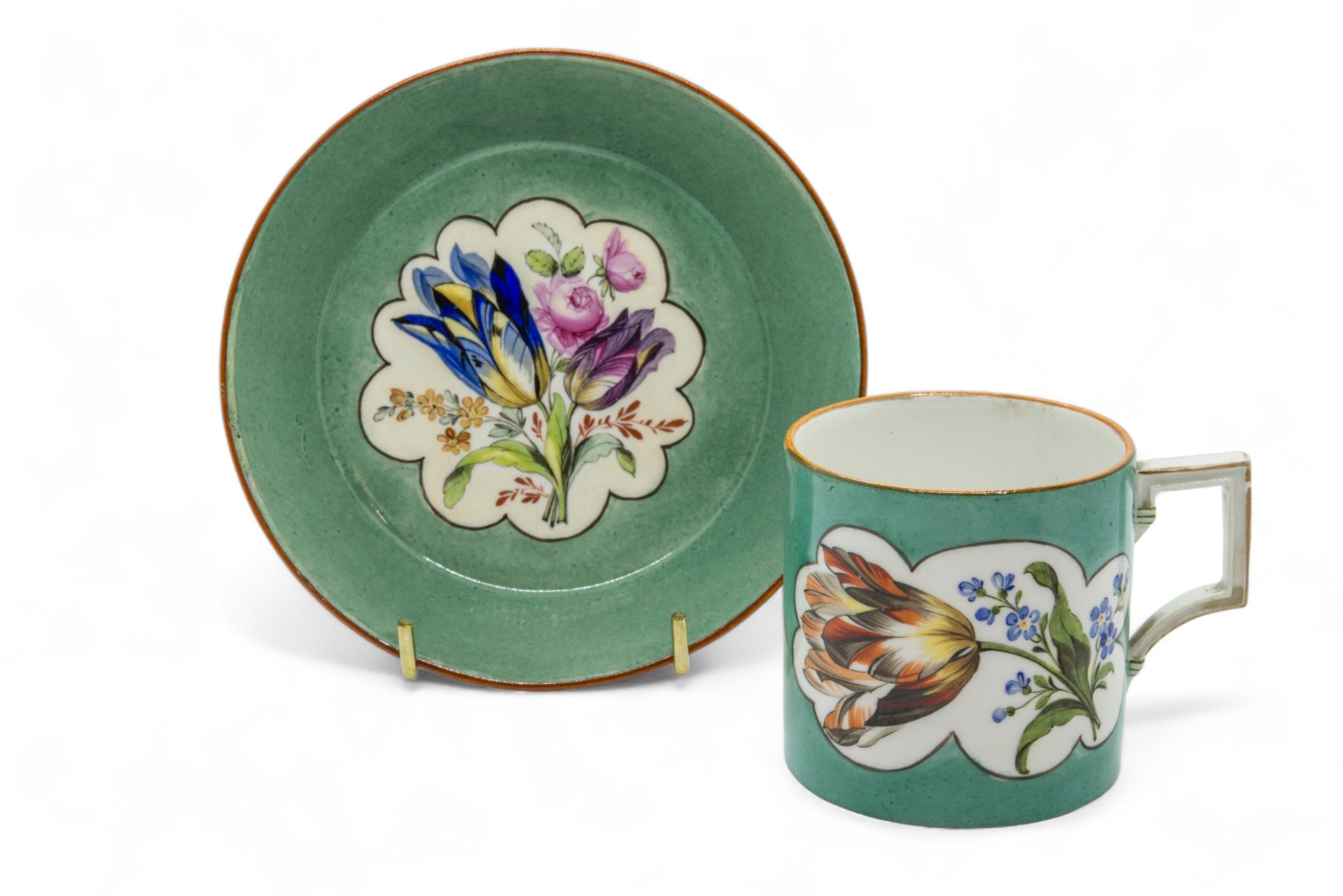 A MEISSEN MARCOLINI PERIOD COFFEE CAN Late 18th century, a Chantilly Kakiemon style beaker and a - Image 9 of 9