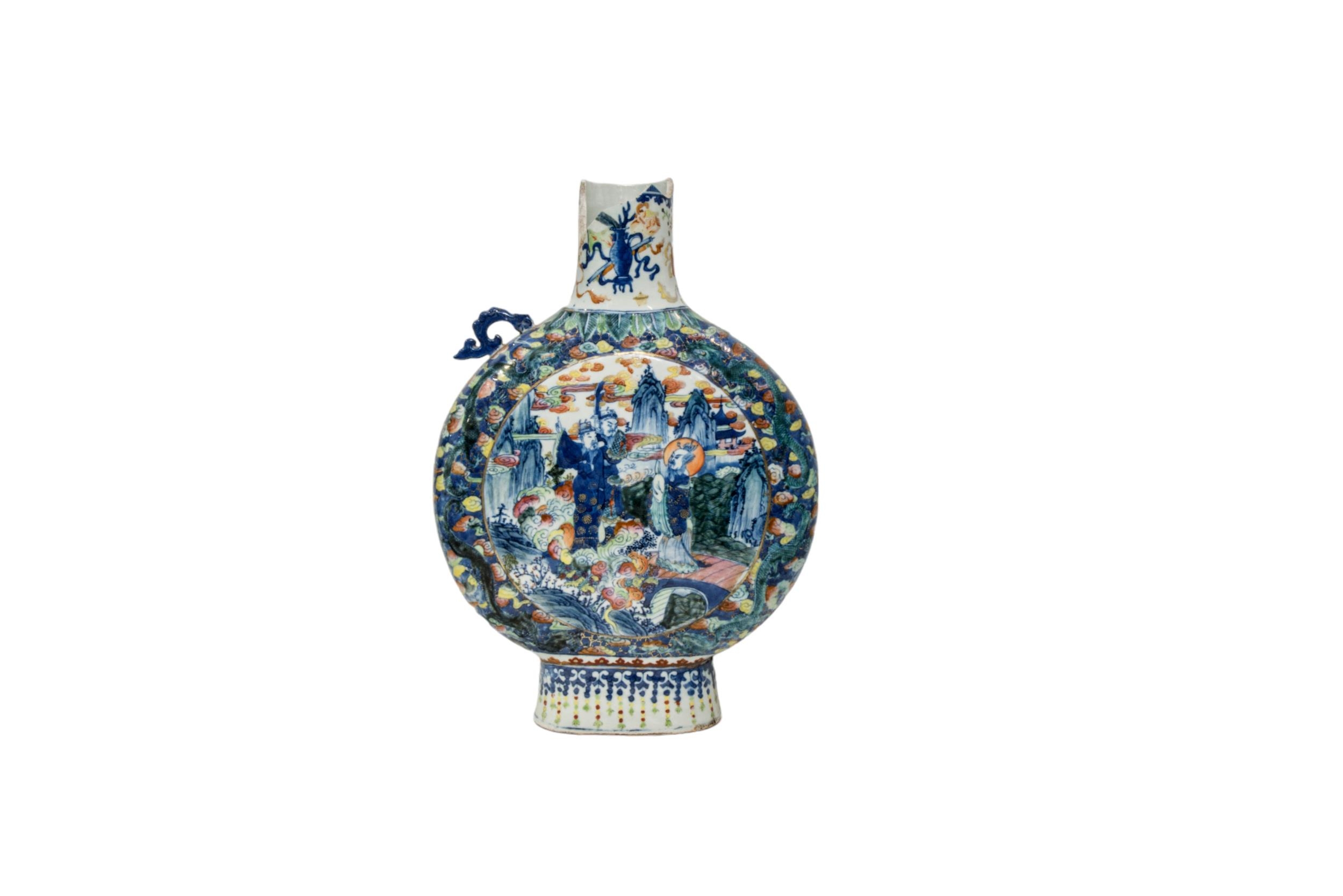 A GROUP OF FIVE CHINESE PORCELAIN VASES QING DYNASTY, 19TH CENTURY largest, 52cm high, smallest 32cm - Image 4 of 5