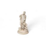 A LARGE PARIAN GROUP AFTER JOHN ROGERS; WOUNDED TO THE REAR:ONE MORE SHOT Circa 1864, 48cms high.