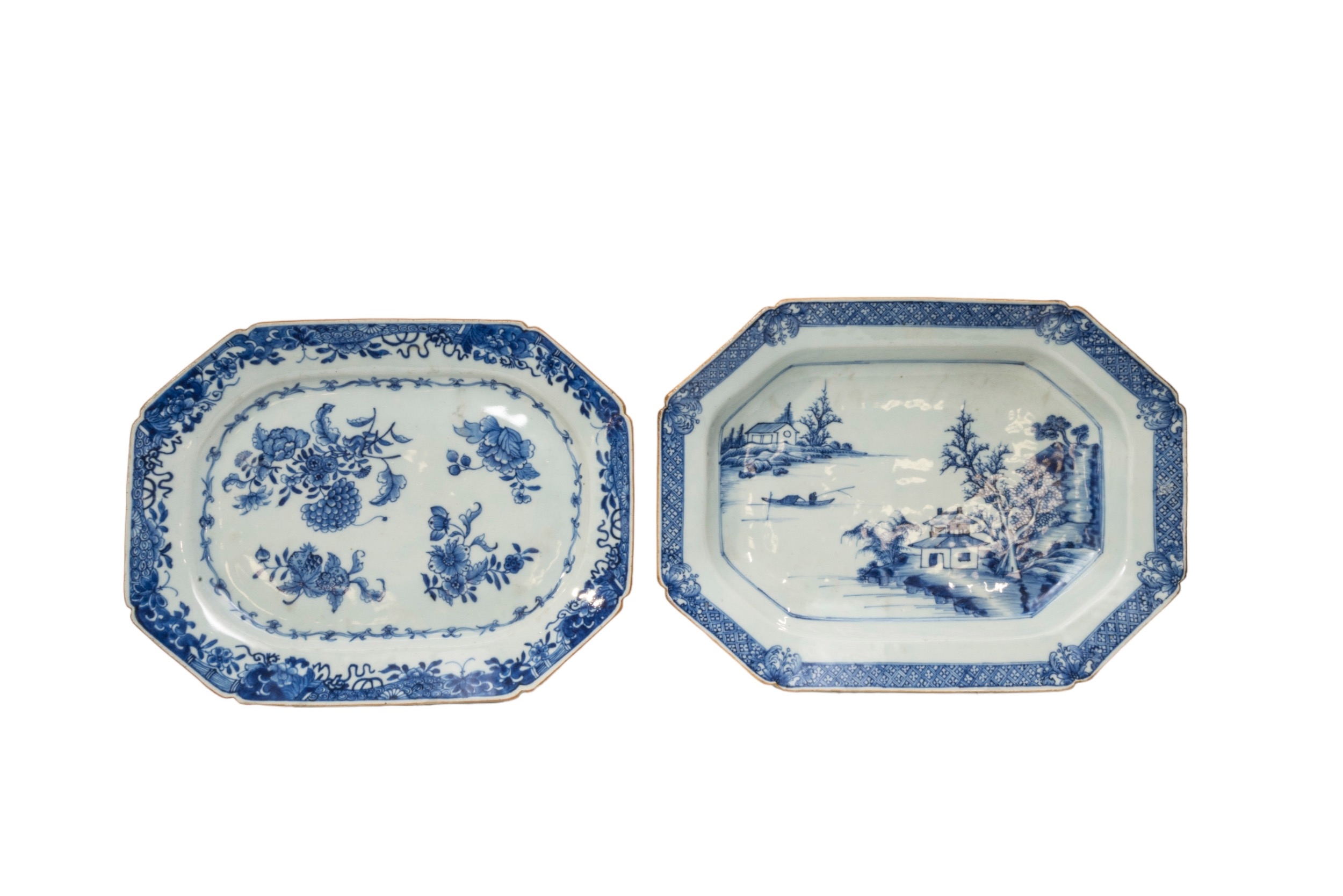 A GROUP OF FIFTEEN CHINESE BLUE AND WHITE SERVING DISHES QING DYNASTY, 18TH CENTURY largestest - Image 10 of 10