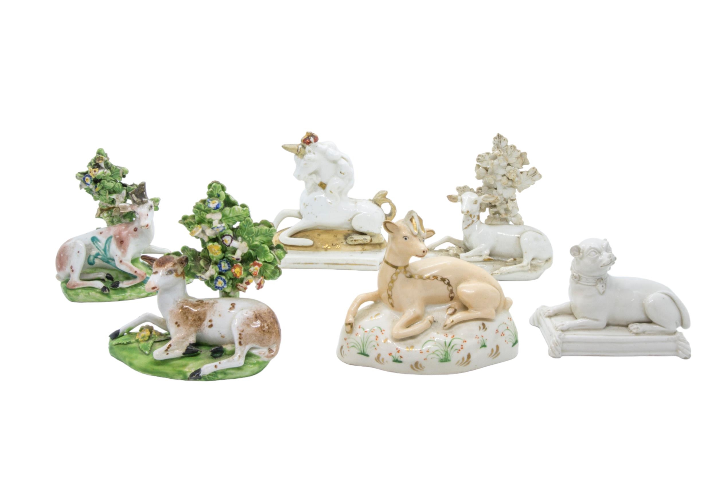 A LARGE COLLECTION OF ANIMAL FIGURINES 18th and 19th century - Image 3 of 6