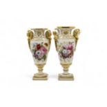 A PAIR OF NEOCLASSICAL VASES Circa 1820, 22cms high