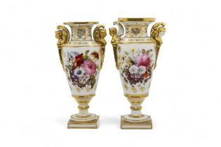 A PAIR OF NEOCLASSICAL VASES Circa 1820, 22cms high