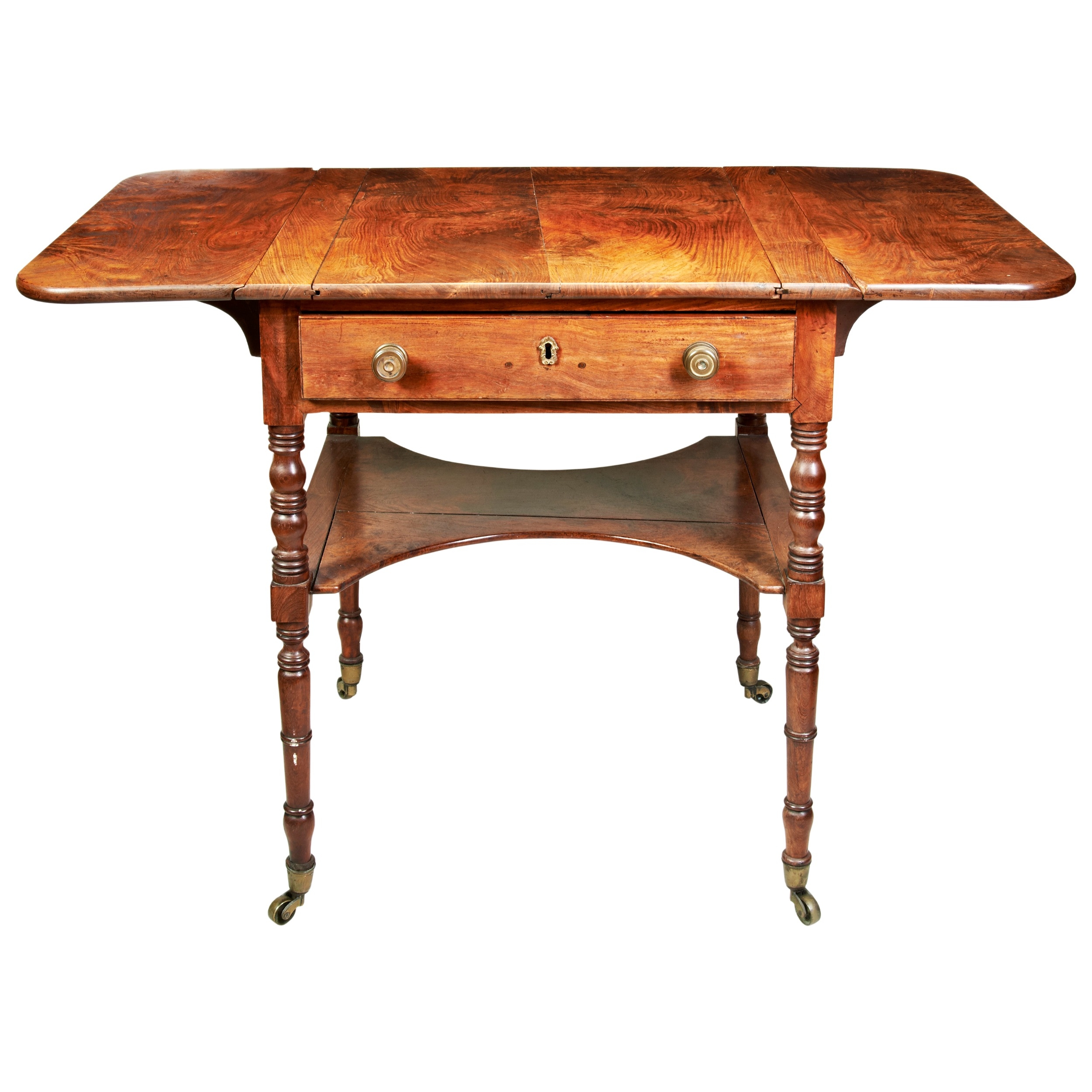 A RARE ANGLO CHINESE HARDWOOD AND PARQUETRY GAMES TABLE CIRCA 1820-1830 raised on slender turned - Image 2 of 8