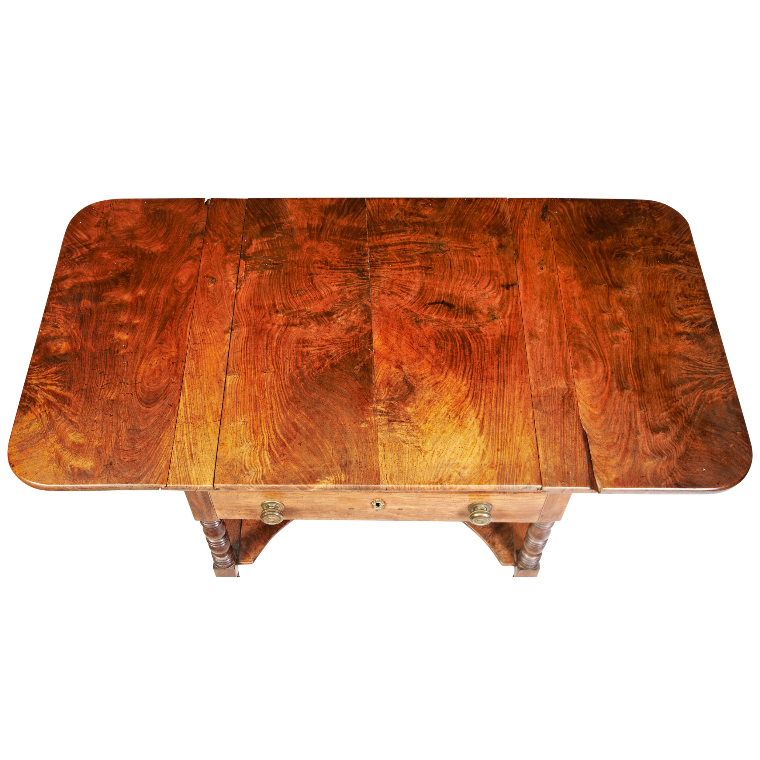 A RARE ANGLO CHINESE HARDWOOD AND PARQUETRY GAMES TABLE CIRCA 1820-1830 raised on slender turned - Bild 3 aus 8