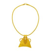 Gold Pendant-Necklace