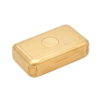 George III 18 Karat Gold Snuff Box