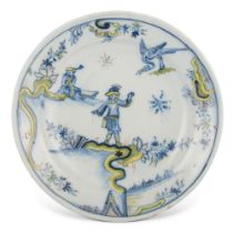 Marseille (Leroy) Faïence Chinoiserie Plate