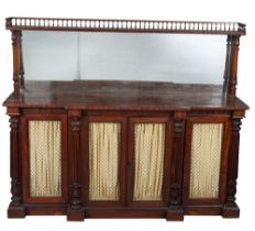 George IV Rosewood Side Cabinet by Gillows of Lancaster