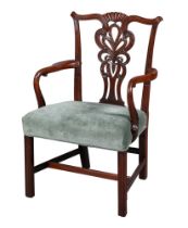 George III Walnut Armchair