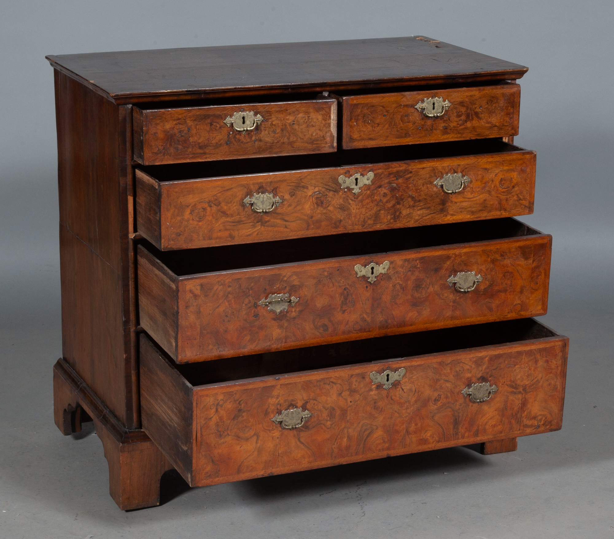 Queen Anne Walnut Chest of Drawers - Image 2 of 8