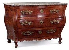 Louis XV Provincial Solid Moutouchi Commode