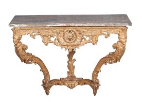 Régence Giltwood Console