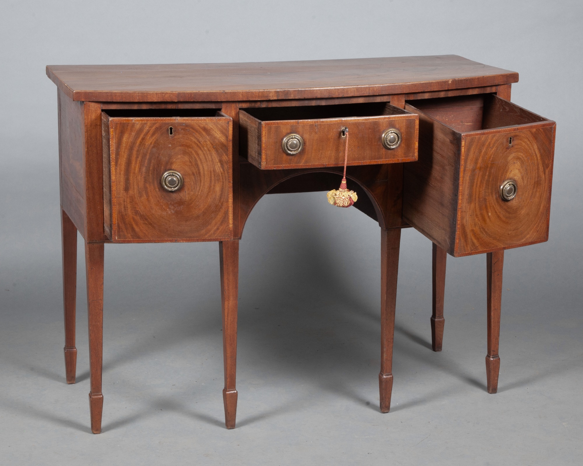 George III Inlaid Mahogany Sideboard - Image 2 of 9