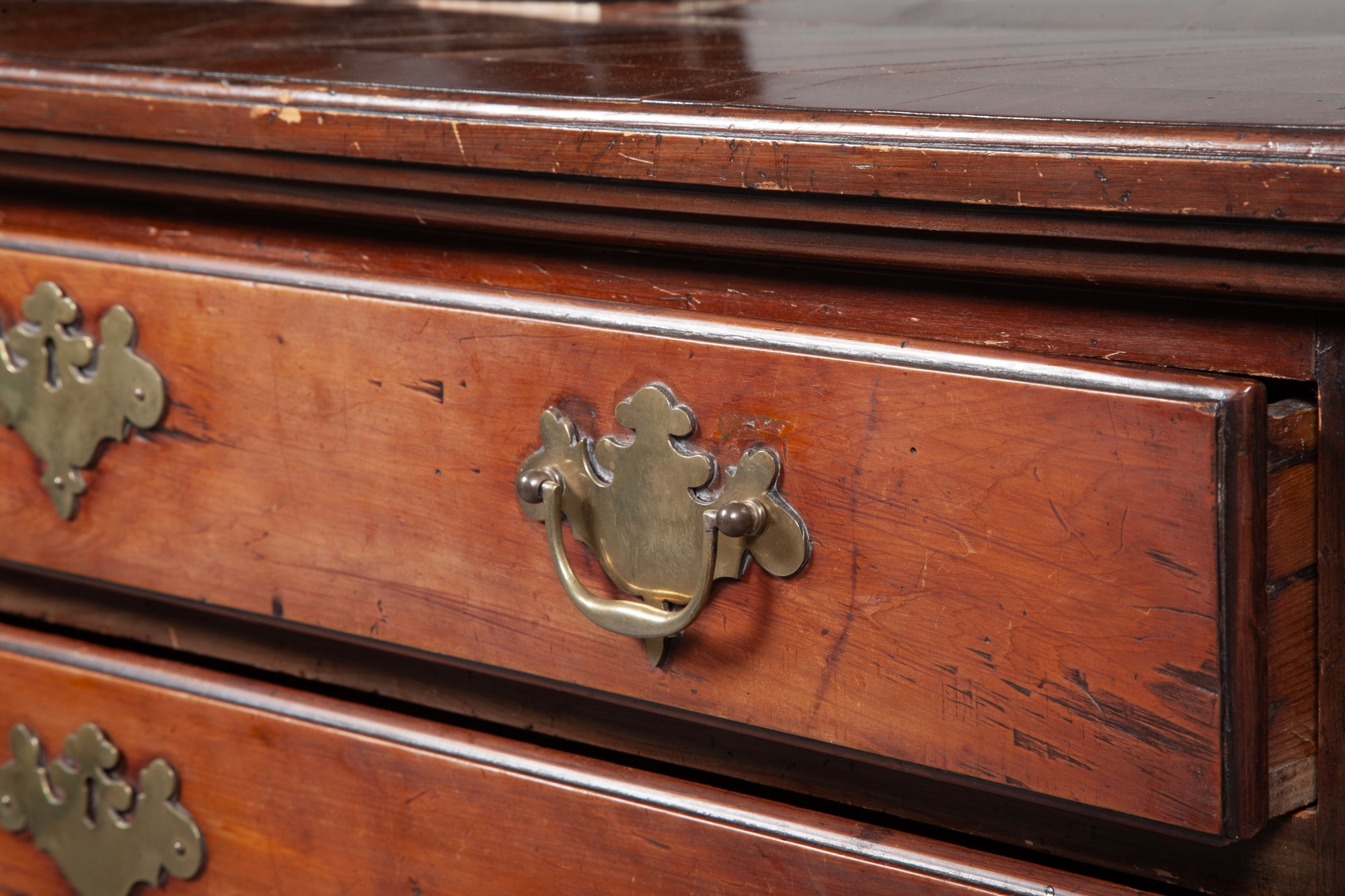 George II Yew and Fruitwood Chest of Drawers - Image 5 of 6