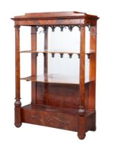 Continental Empire Mahogany Etagere