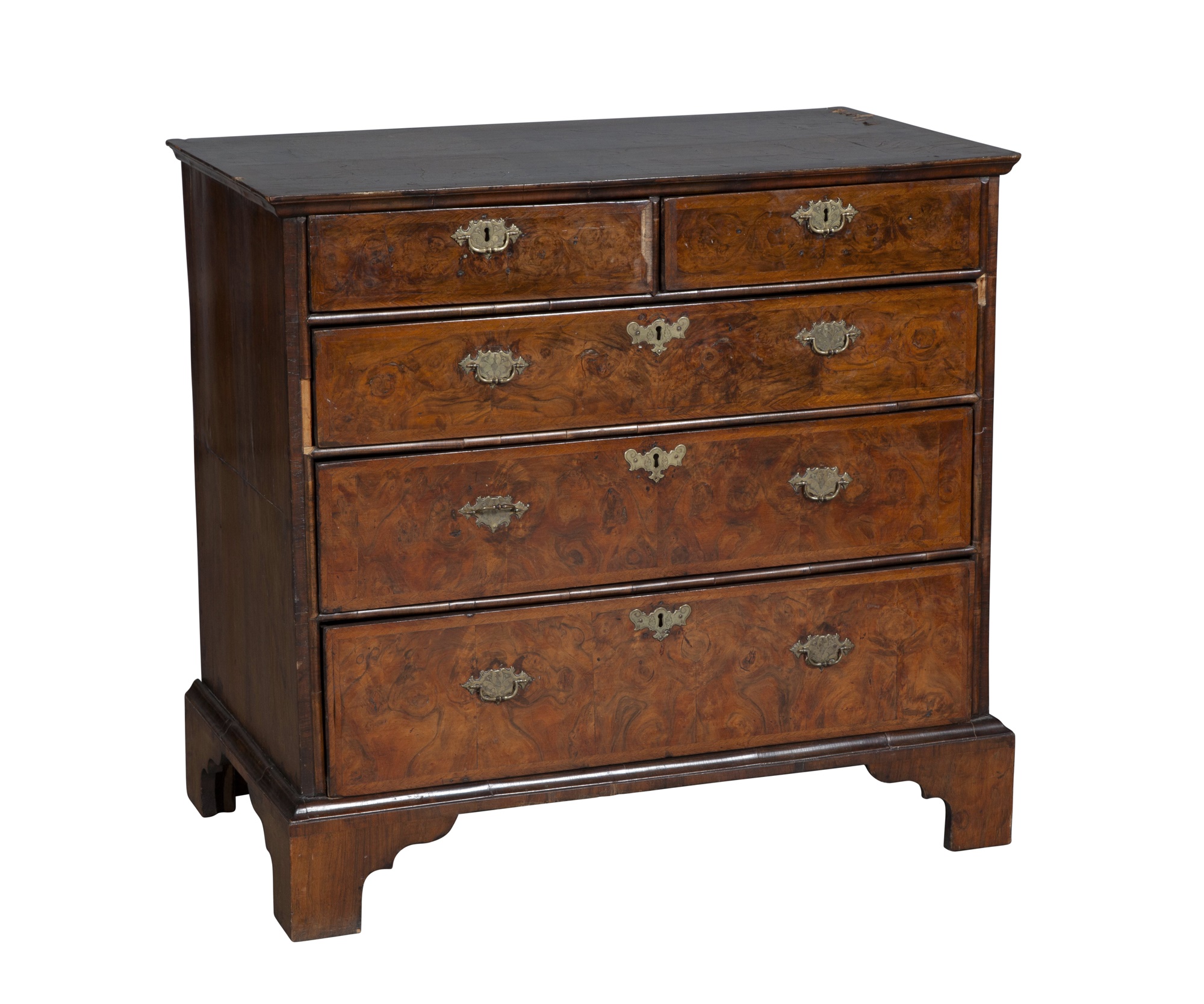 Queen Anne Walnut Chest of Drawers