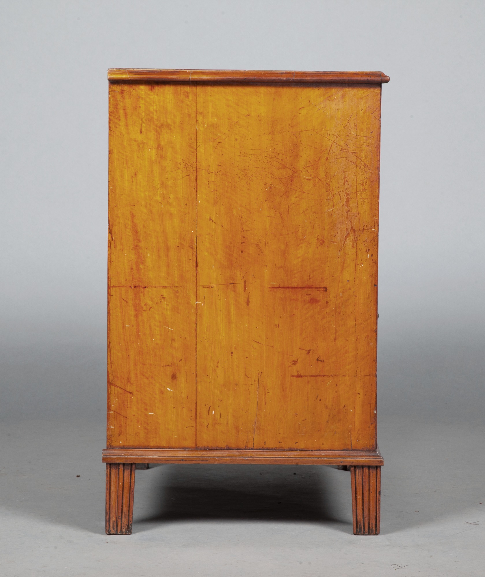 George III Inlaid Satinwood Bedside Cupboard Circa 1780 - Image 7 of 7