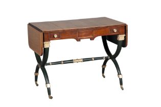 Regency Rosewood, Painted and Gilt Games Table, attributed to John McLean