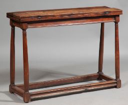 Continental Baroque Walnut Joined Trestle Table