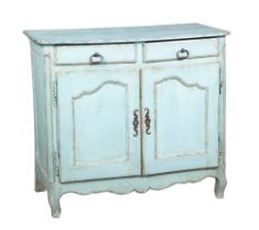 Louis XV Provincial Blue-Painted Buffet