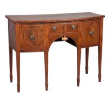 George III Inlaid Mahogany Sideboard