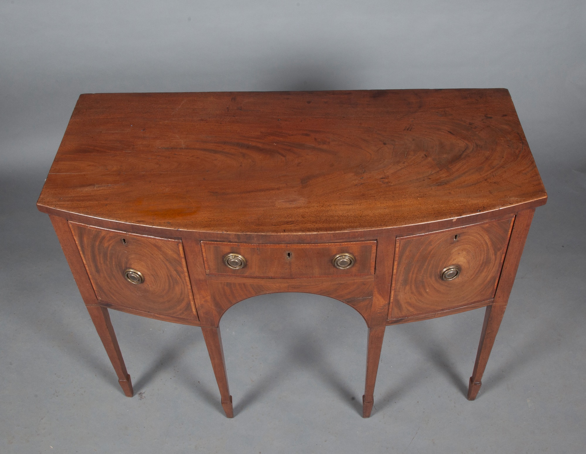 George III Inlaid Mahogany Sideboard - Image 6 of 9