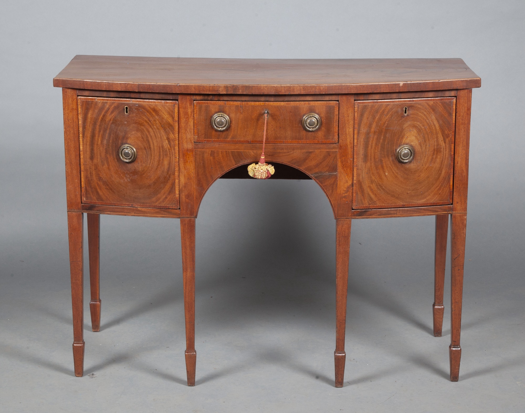 George III Inlaid Mahogany Sideboard - Image 4 of 9