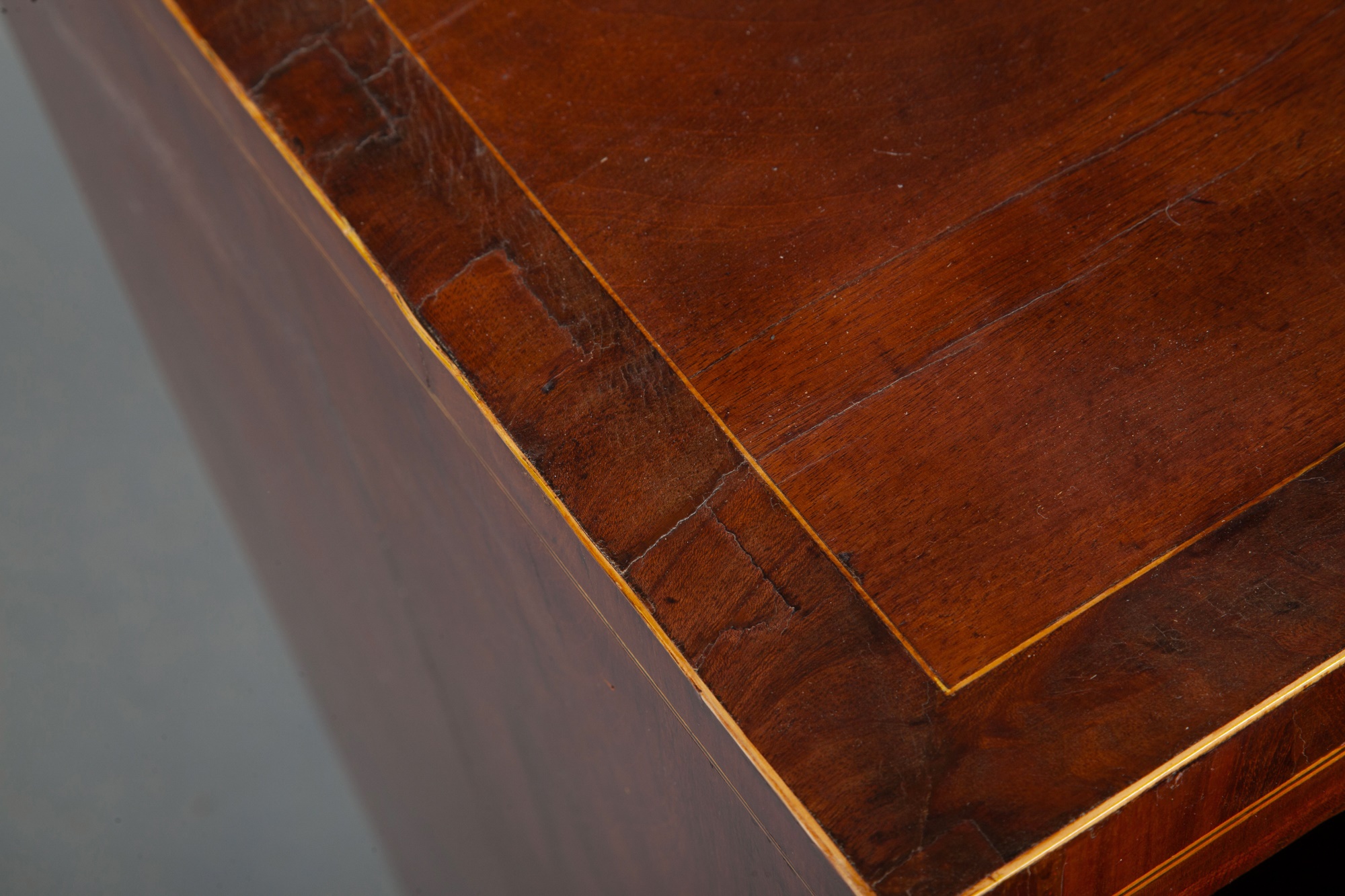 George III Inlaid Mahogany Chest of Drawers - Image 3 of 9