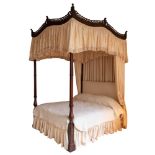 George III Mahogany Four-Poster Bed