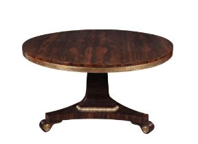 George IV Rosewood and Parcel-Gilt Breakfast Table