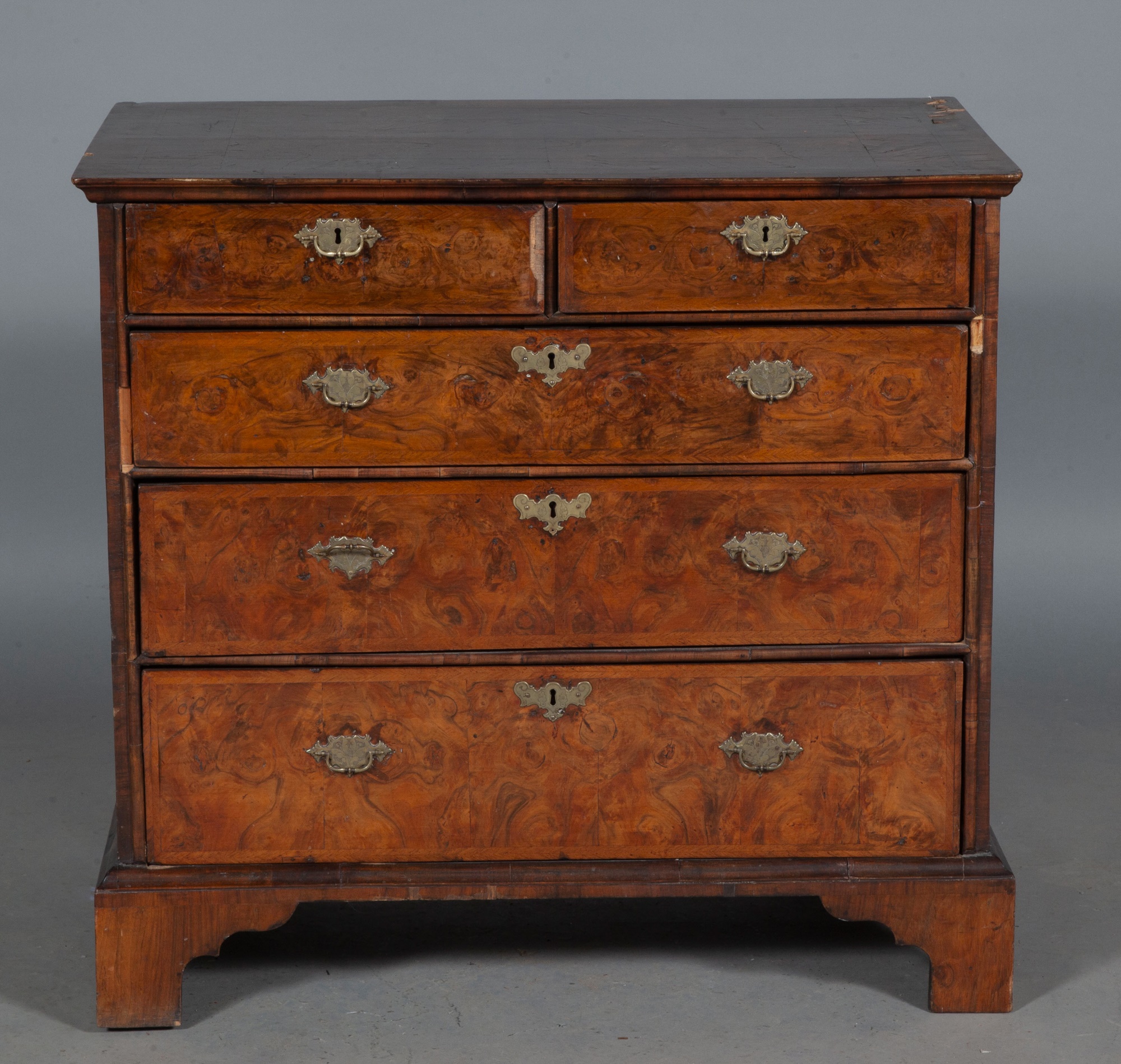 Queen Anne Walnut Chest of Drawers - Image 4 of 8
