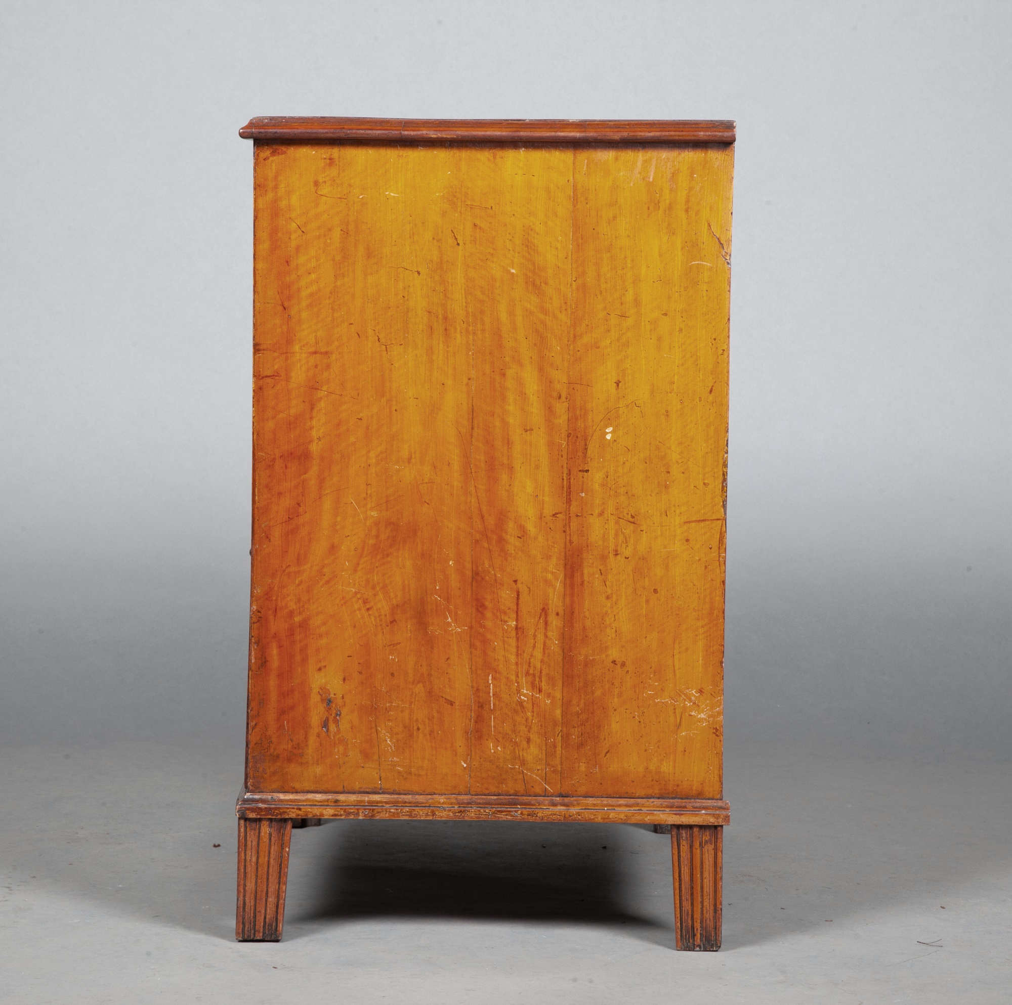 George III Inlaid Satinwood Bedside Cupboard Circa 1780 - Image 5 of 7