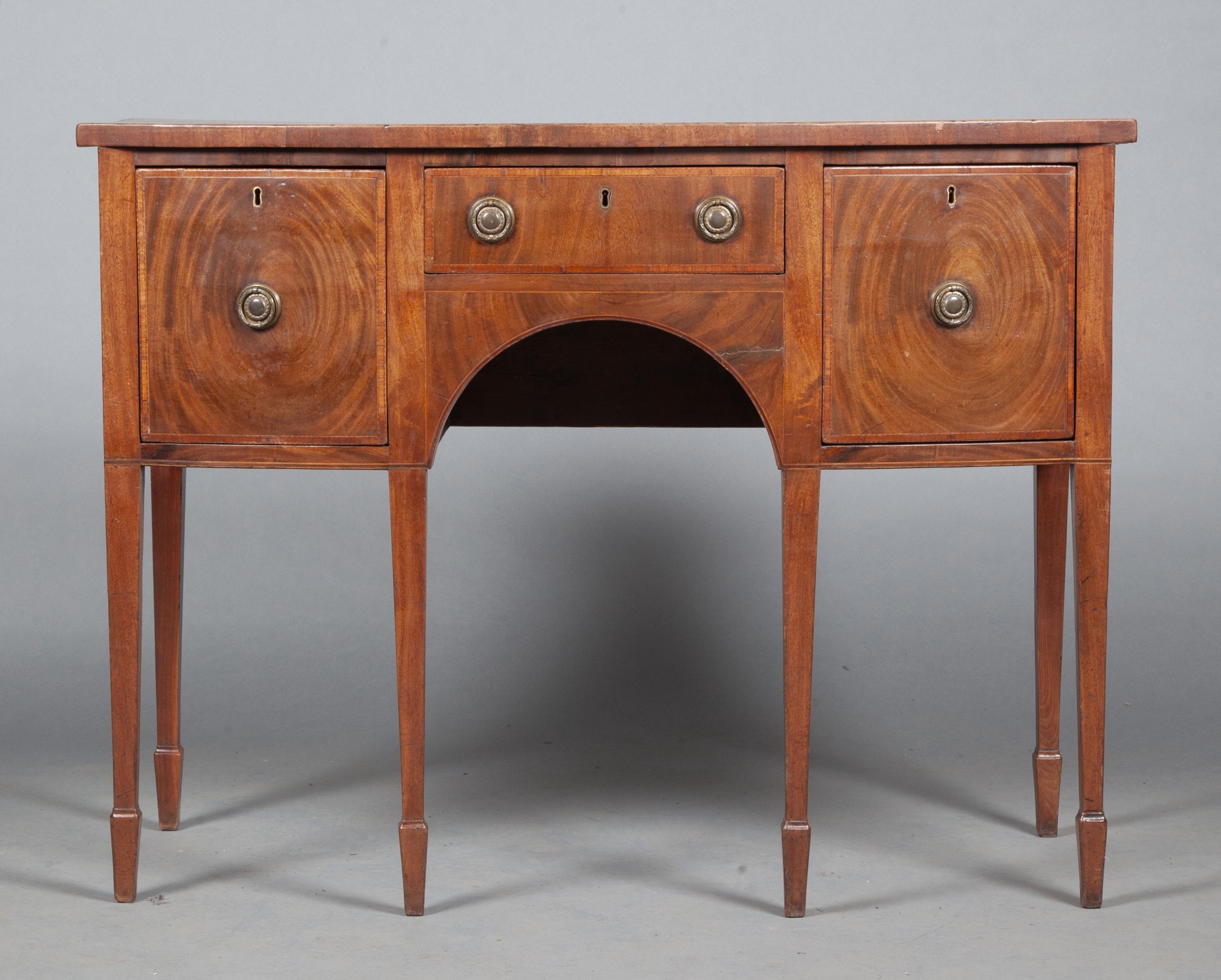 George III Inlaid Mahogany Sideboard - Image 5 of 9