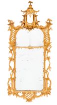 George III Giltwood Pier Mirror in the manner of John Linnell