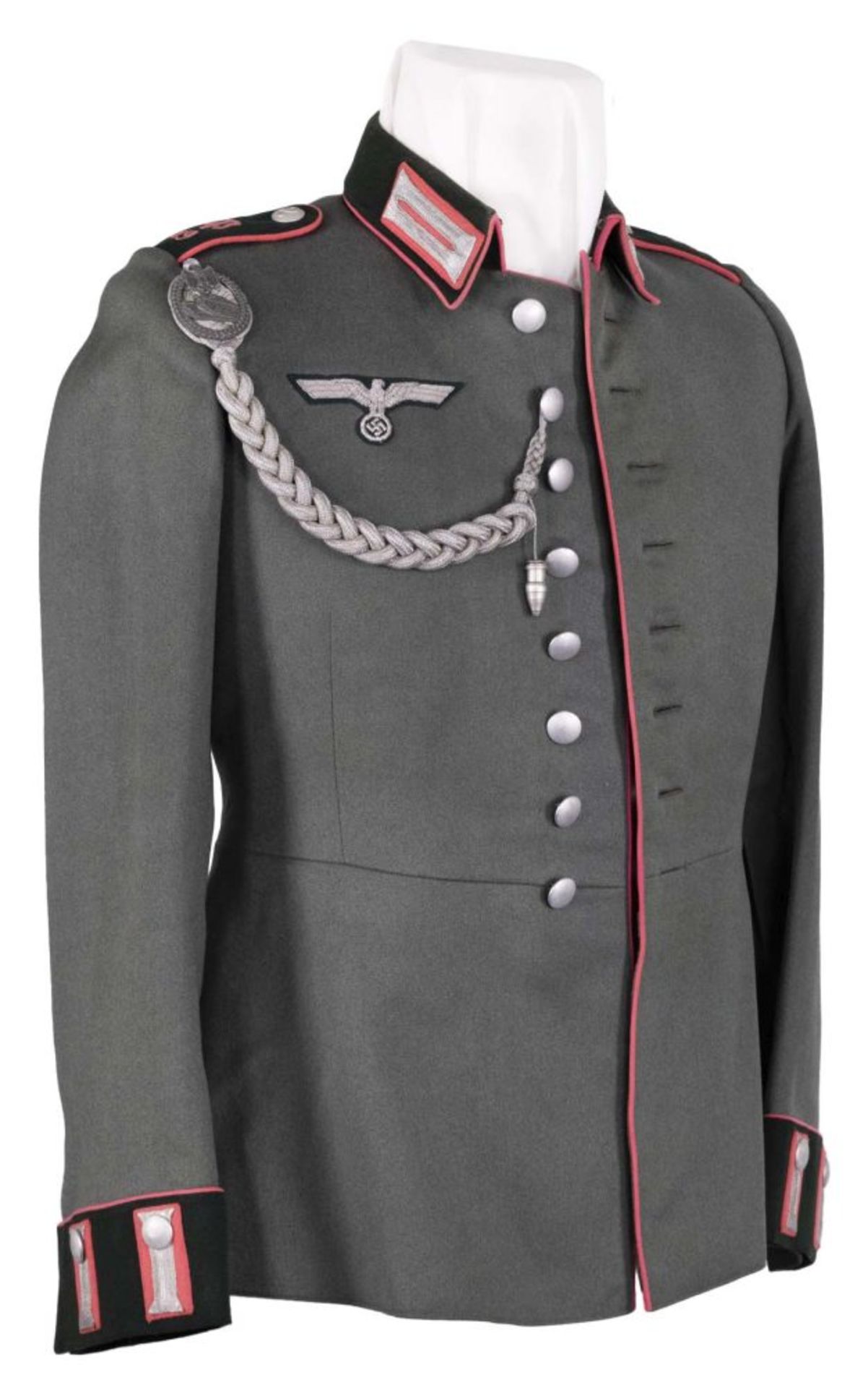 Wehrmacht Heer, Paraderock, Eigentumsstück eines Gefreiten des Panzer-Regiments 19, feines