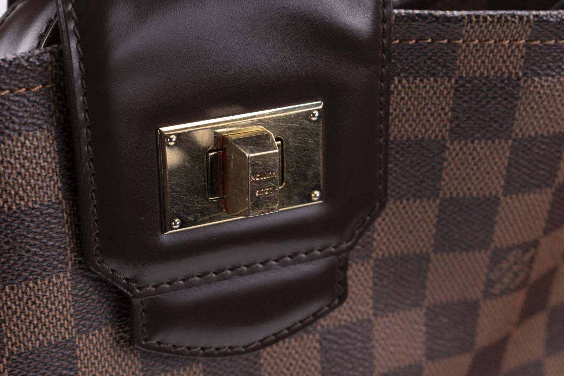 Louis Vuitton Tasche Cabas Rosebery Damier, aus Segeltuch, ca. 32x 28x 14 cm, Canvas und - Bild 10 aus 12