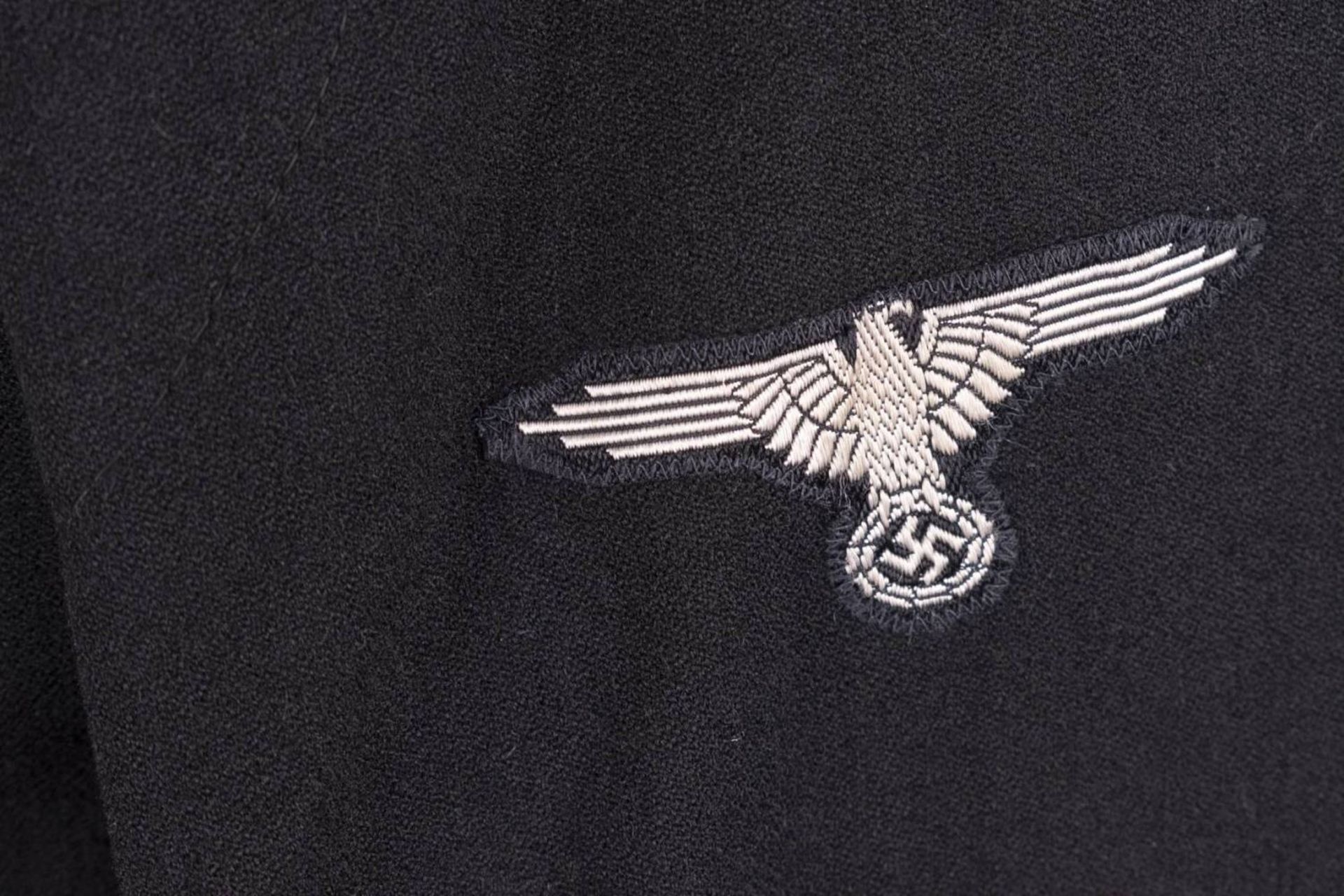 Waffen-SS, Feldbluse/Panzerjacke der schwarzen Sonderbekleidung für einen Hauptscharführer der - Bild 25 aus 30