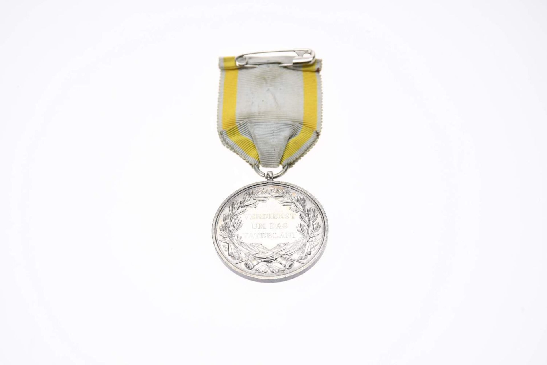 Sachsen, Medaille des Militär St. Heinrichs-Orden in Silber, "Verdienst Um Das Vaterland", im - Bild 4 aus 4