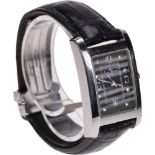 Baume & Mercier Hampton Damen Armbanduhr. Ca. 25mm, Edelstahl, Automatik. Schwarzes Ziffernblatt mit