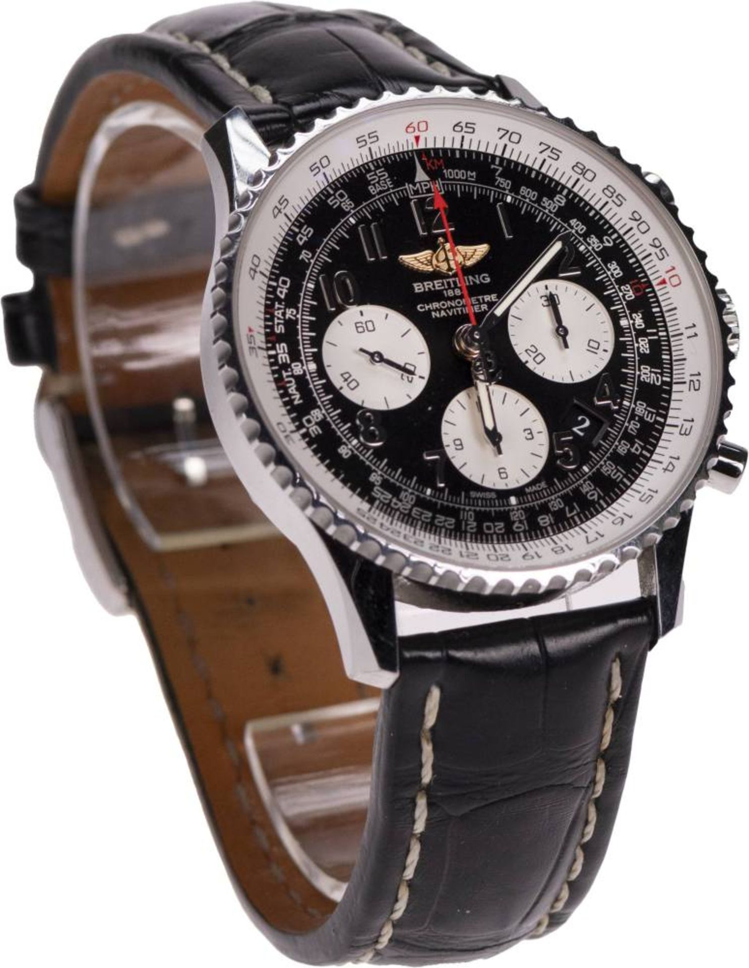 Breitling Navitimer 01 Herren Armbanduhr. Ca. 43mm, Edelstahl, Automatik. Ref.-Nr.: AB012012/BB02. - Bild 2 aus 8