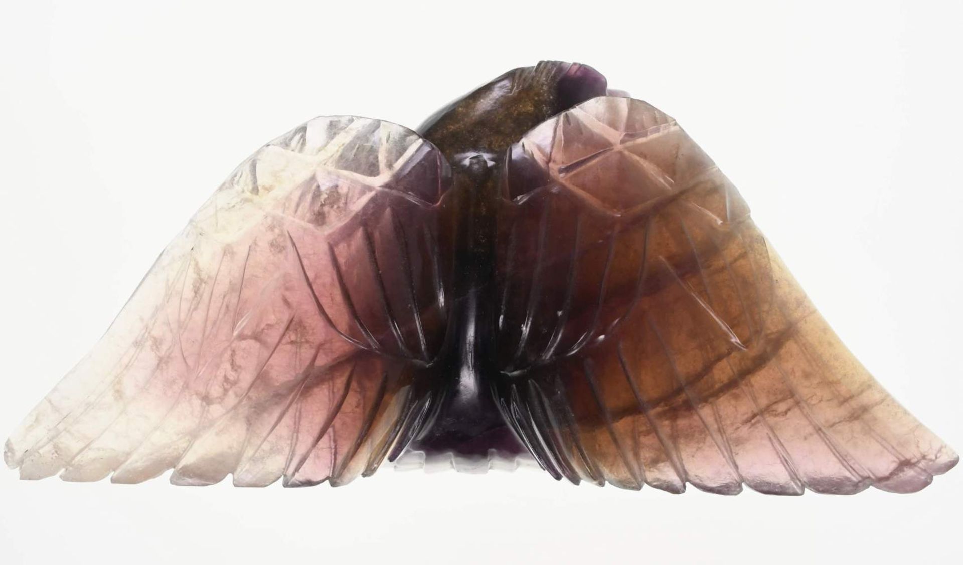 Großer Fluorit Adler mit ausgebreiteten Schwingen, Höhe ca. 16 cm., Schwingenbreite ca. 28cm, leicht - Bild 11 aus 12